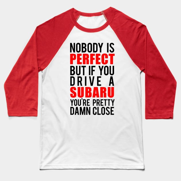 Subaru Owners Baseball T-Shirt by VrumVrum